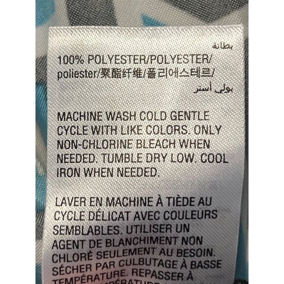 INC International Concepts Geo Synthesis Sheath Dress PM Petite Medium Blue New - Picture 10 of 10